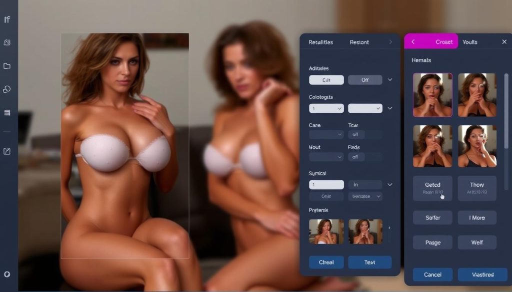 SugarLab AI Porn Generator creating a realistic adult image