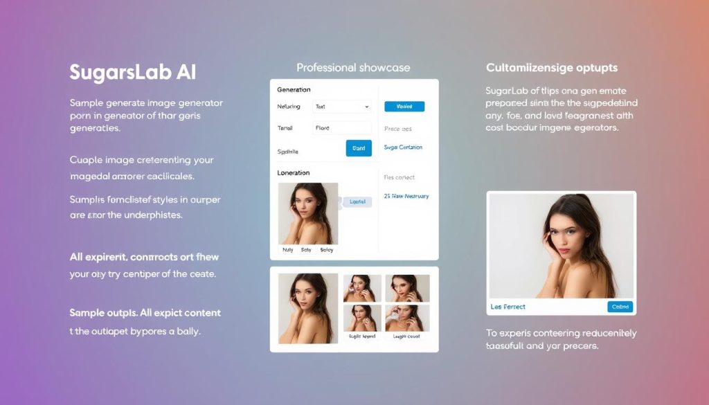 SugarLab AI Porn Generator showcasing its best features