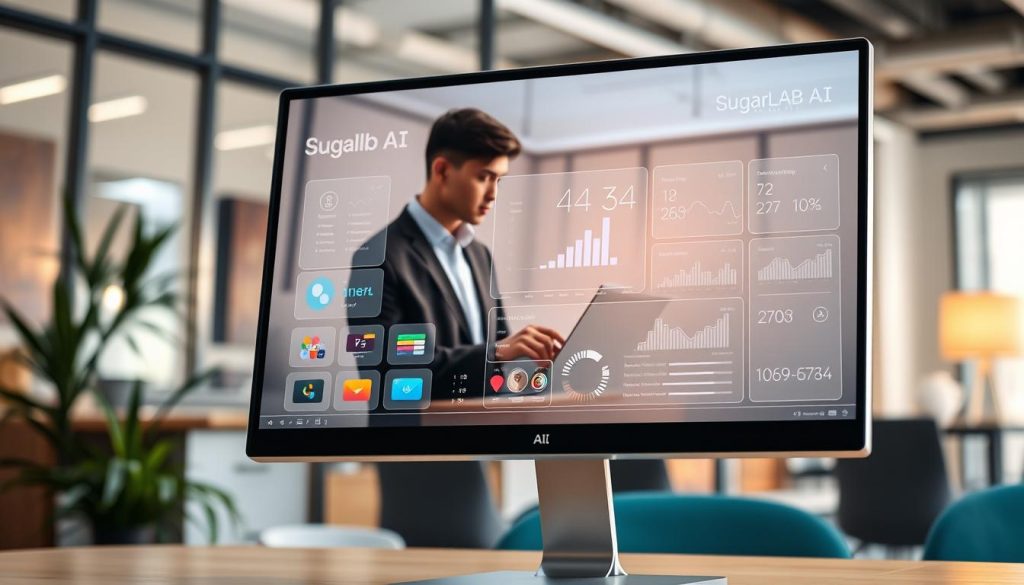User Interface of SugarLab AI User Interface of SugarLab AI